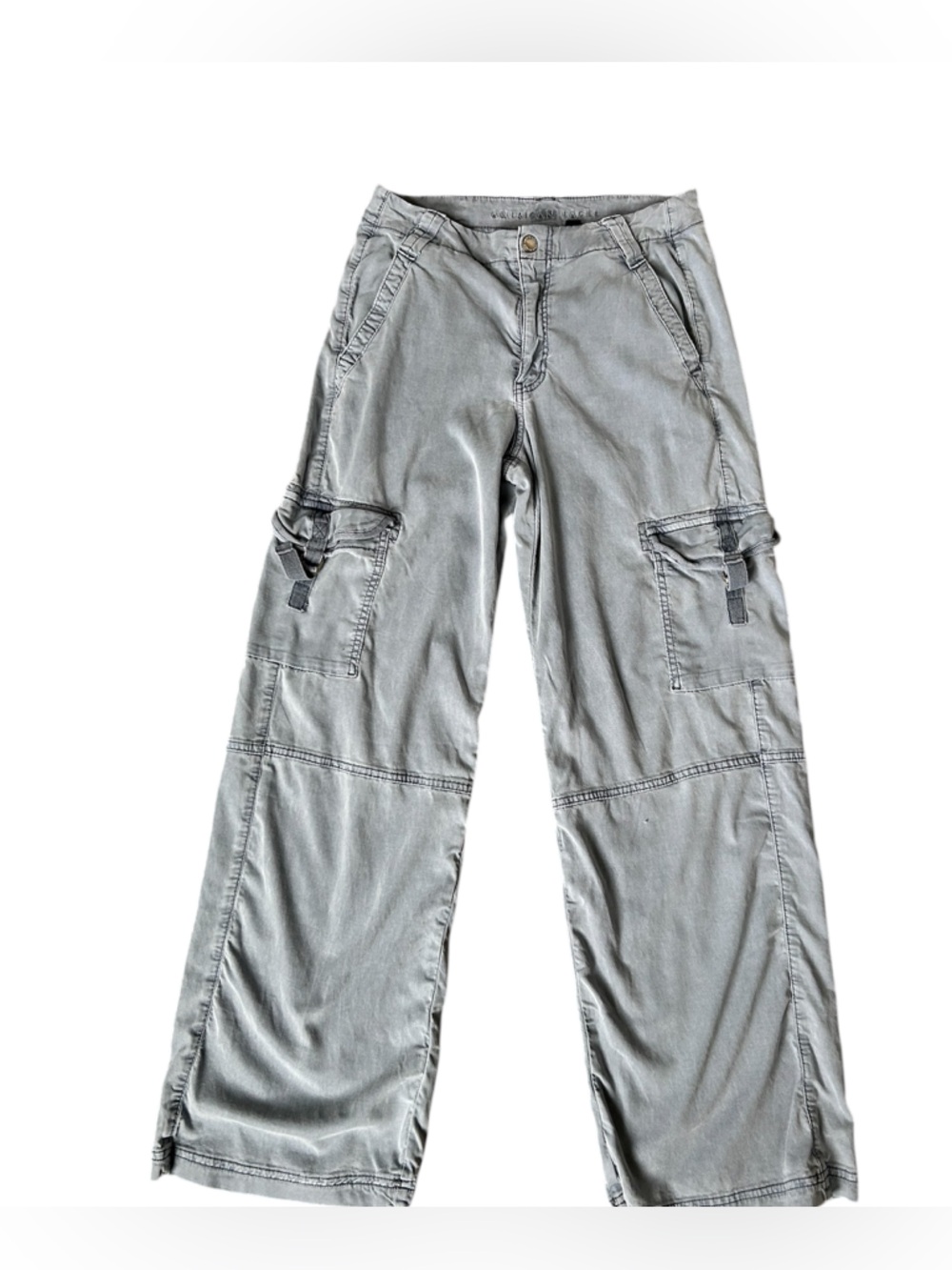American Eagle Outfitters Light Blue wide leg Cargo Pants size 4
